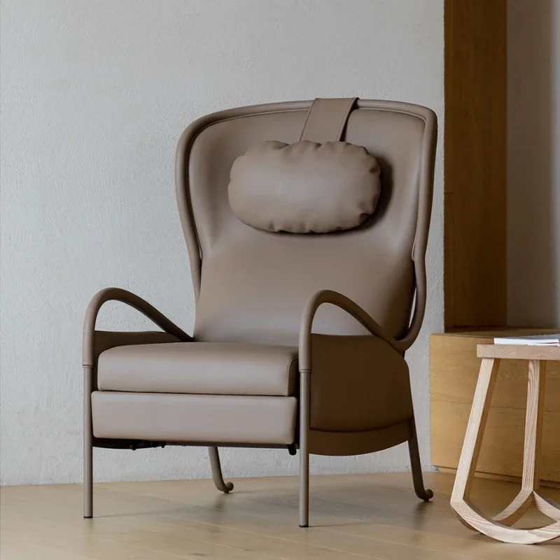 

Sofa chair microfiber leather version living room bedroom simple leisure multi-functional single recliner
