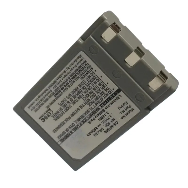 100% nueva batería de cámara NP500 de alta calidad 3,7 V 850mAh para MINOLTA DiMAGE G400 G500 G530 G600 KONICA DR-LB4 MINOLTA NP-500
