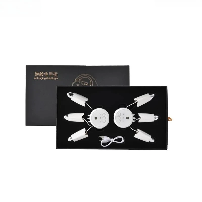 Newest Face Lifting Body Massage MicrocurrentGolden Finger Machine Lifting Sculpting WrinkleSkin Massage  Machine view 5
