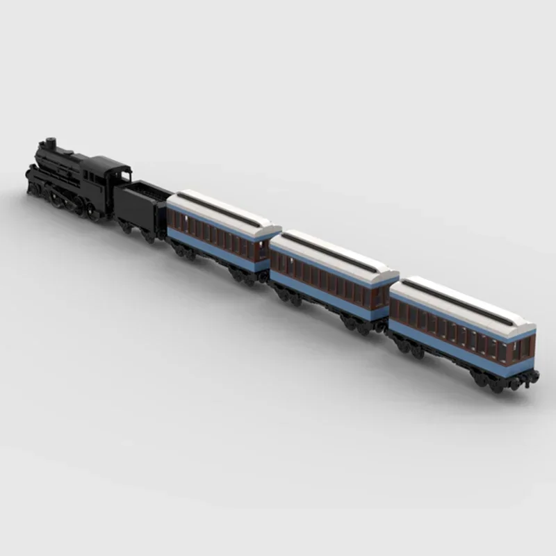 Famosa serie de trenes animados, ladrillos de construcción Moc, modelo Polar Express, juguete de construcción, bloques modulares de tecnología