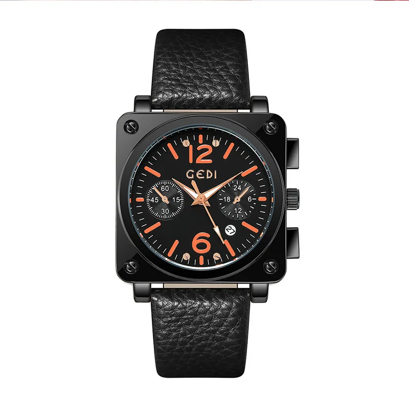 

Модные женские многофункциональные кварцевые часы с календарем и поясом с большим циферблатом