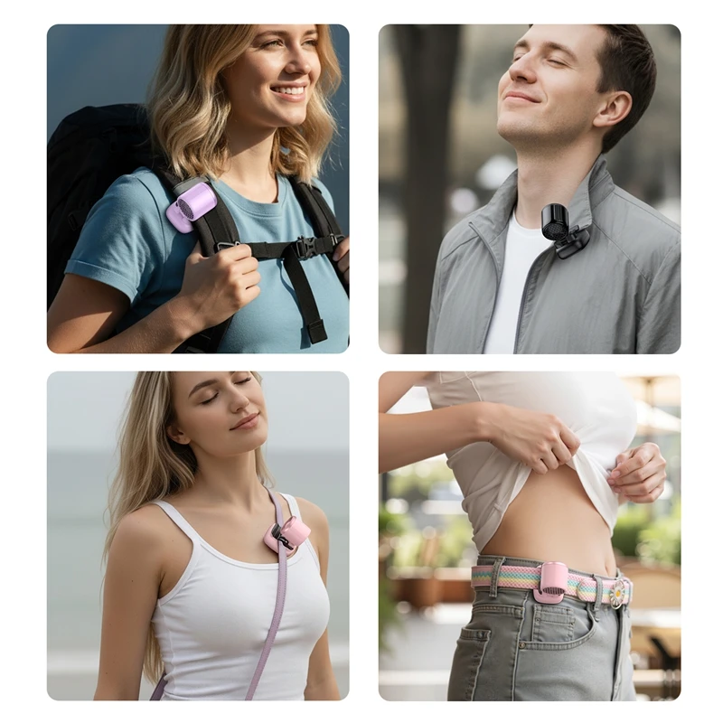 

Lenovo Clip Cap Fan Mini Portable Outdoor Small Fan Desktop Dual-use 1200mah Three Level Strong Wind Summer Cooling Artifact