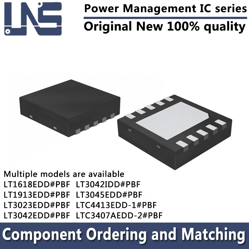 1PCS LT1618EDD LT1913EDD LT3023EDD LT3042EDD LT3042IDD LT3045EDD LTC4413EDD-1 LTC3407AEDD-2#PBF WDFN-10 Power Management IC