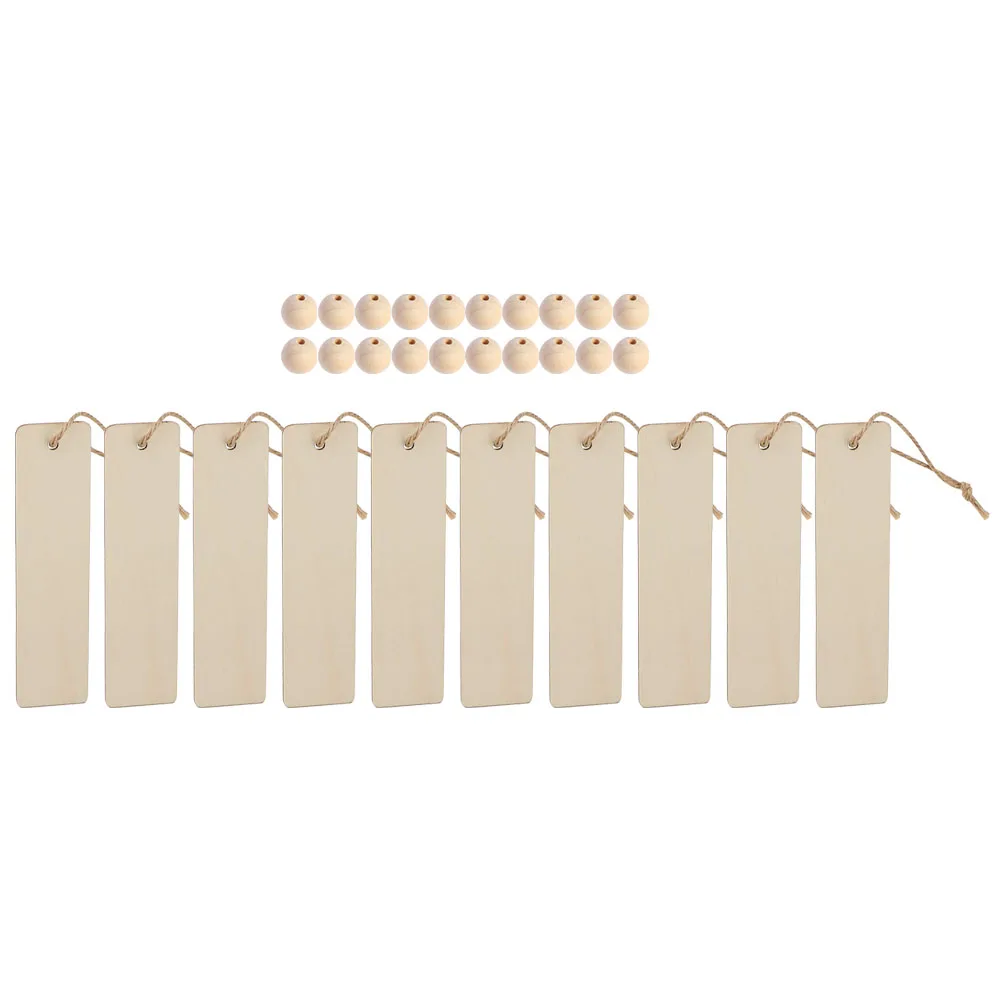 

97pcs Wooden Bookmarks Thick 0.2Cm Natural Wood Blank Bookmarkers Diy Hanging Tags Unfinished Bookmarker Wood Tags For
