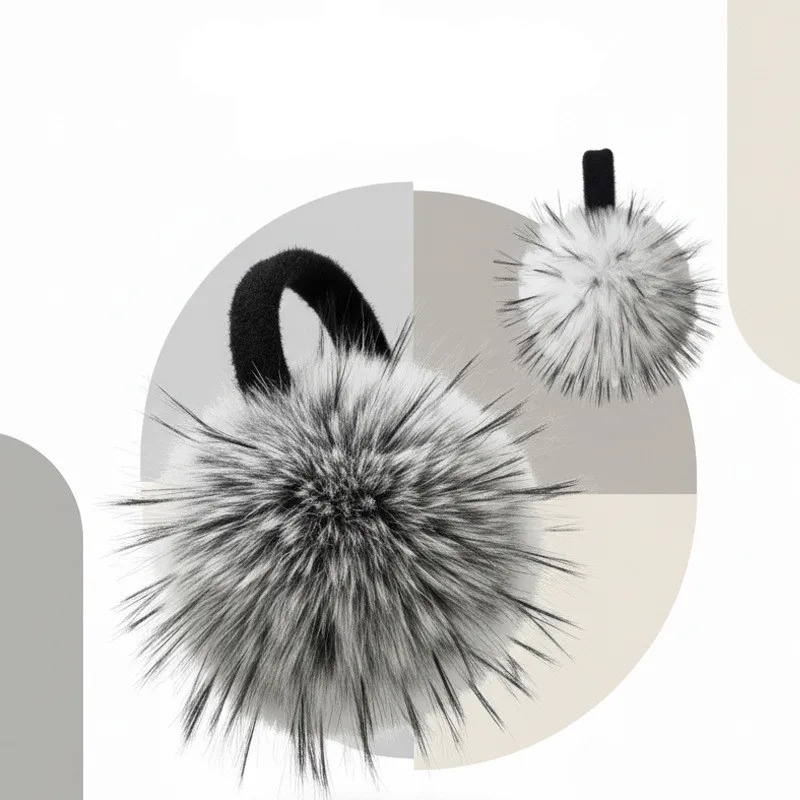 Fashionable Foldable Earmuffs for Women Men - Ultra Soft Warm Winter Ear Warmers Comfortable & Lightweight for Travel Commute