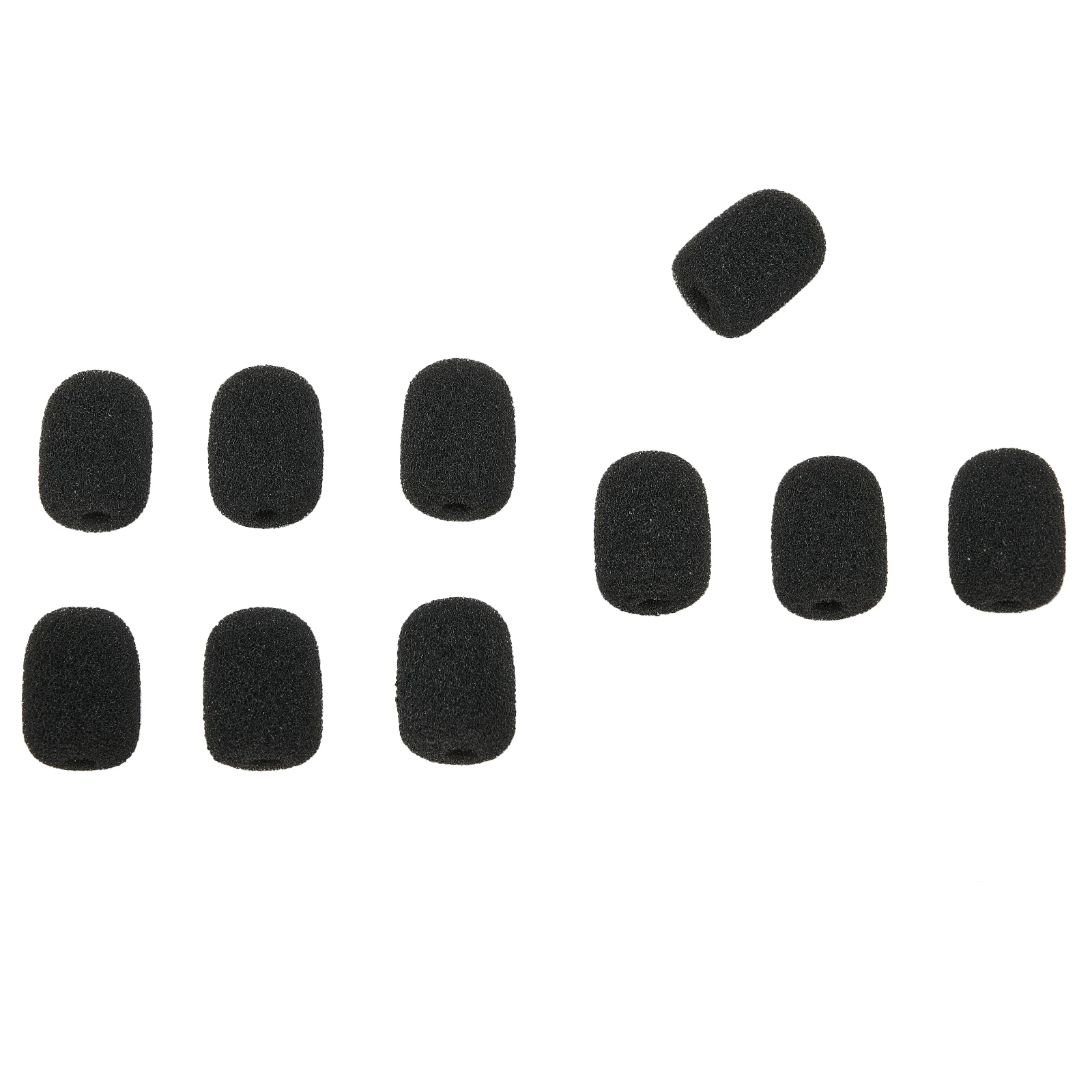 Headset Microphone Cover Mini Parts Replacement Microphone Sponge Tools Windscreen 10pcs Accessories Cover Foam