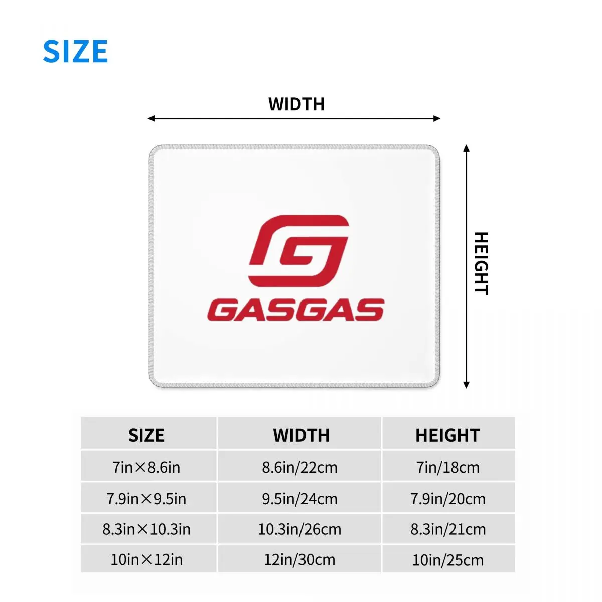 Alfombrilla de ratón con logotipo a cuadros Gasgas, alfombrilla para teclado de ordenador, alfombrilla para ratón, Gaming, PC, portátil, escritorio, accesorios de oficina, alfombrillas para mesa