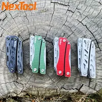 NexTool Mini Flagship Red/Green 10 IN 1 Multi Functional Folding EDC Hand Tool Screwdriver Mini Pliers Bottle Opener Outdoor