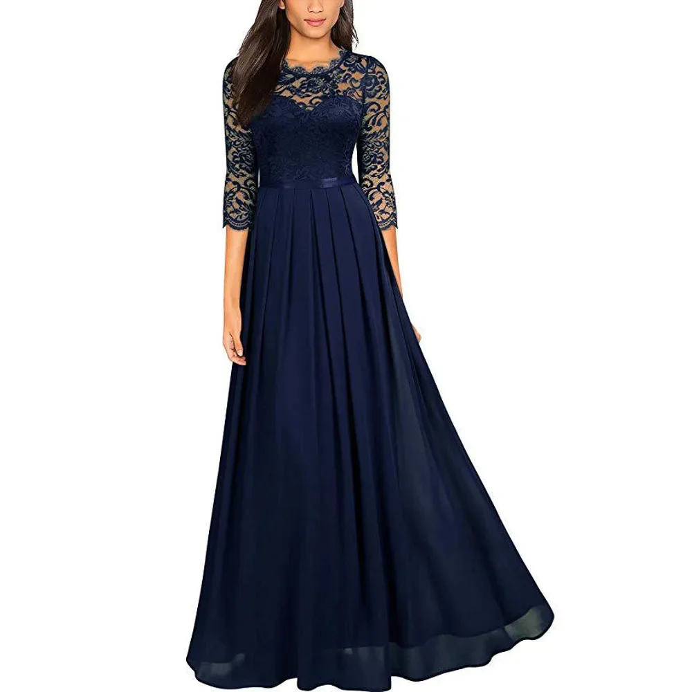 

Medieval Cosplay Dress Female Fashion O-Neck Lace Evening Dress Women Vintage Elegant Court Costume Halloween Carnival Party