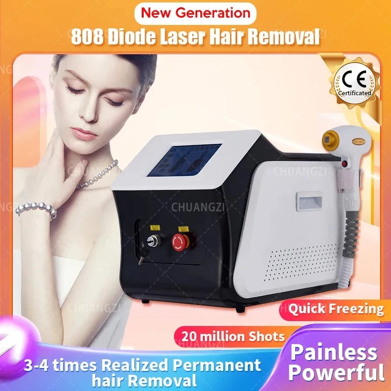 

2024 TUV CE Certified Ice Platinum 3 Wavelength 808nm 755 1064nm Comfort Painless Fast Hair Removal Diode Laser