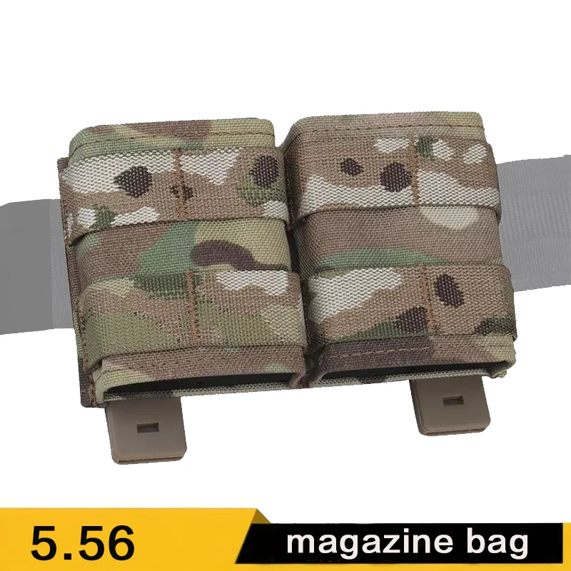 5.56 Magazine Twin Storage Pack, KYWI Wedge Insertion Magazine Bag, Compatible with Tactical Vest
