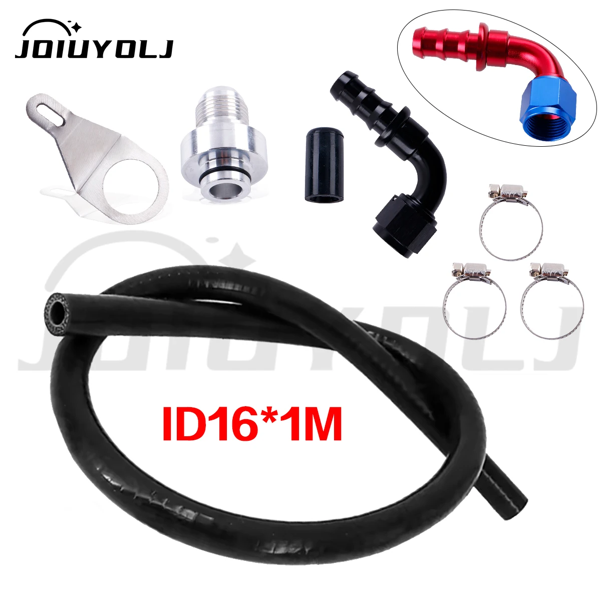 8Pcs Red/Black/Blue Intake Oil Breather Modified Kit For Fiat Grande Punto 120/Tipo & Abarth 500/Grande Punto T-Jet Engine