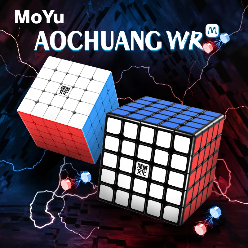 Moyu Aochuang WRM 5x5x5, Cubo magnético de velocidad, juguetes profesionales Fidget, rompecabezas Aochuang 5x5