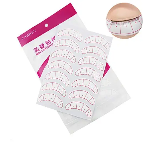 140PCS 3D Eyelash Under Eye Patches - Disposable Lash Extension Sticker Pads, False Eyelash Isolation Shields for Professional