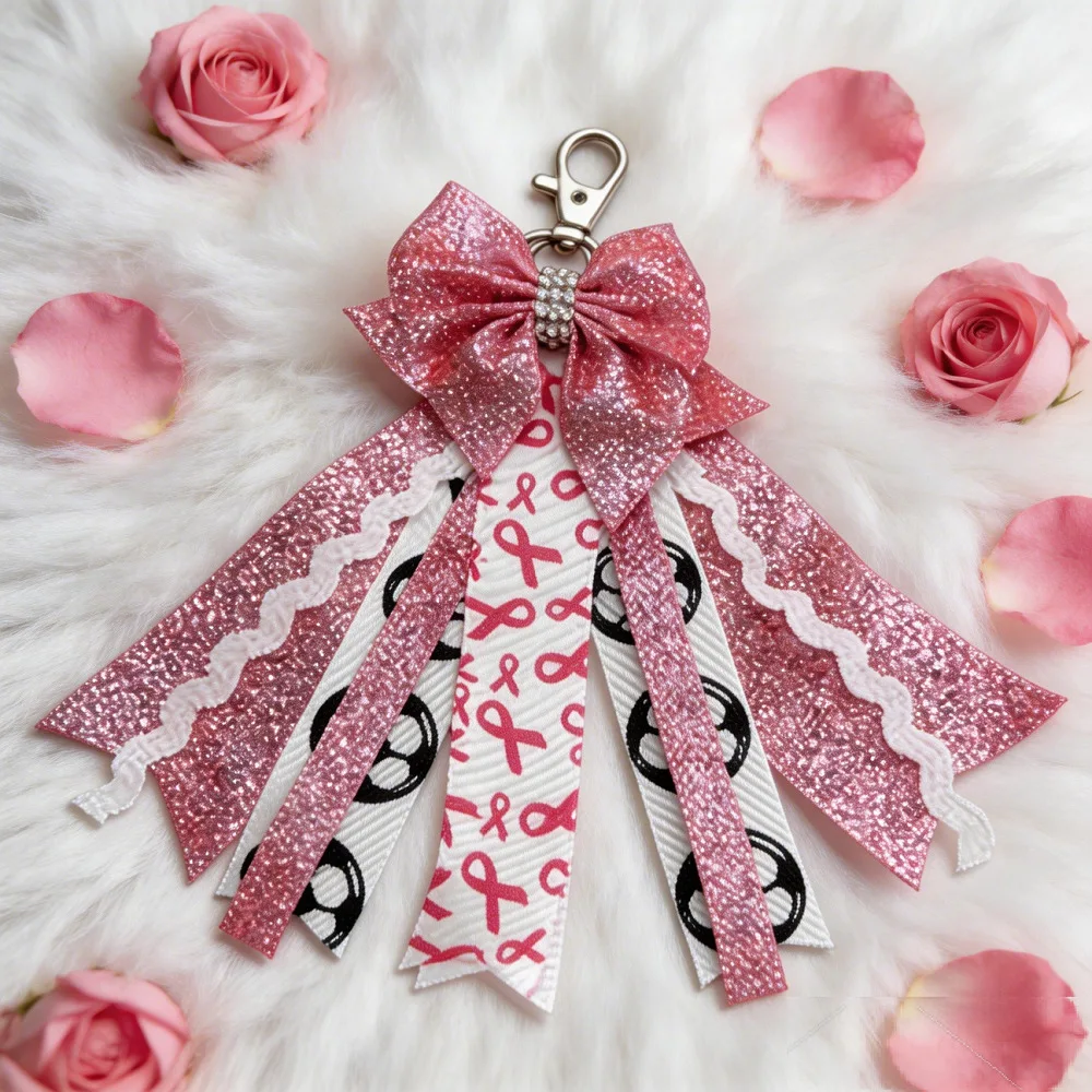 

New Fashion Lightweight Ribbon Keychain Butterfly Storage Strip Ornament Pendant Sports Personalized Keyring Strip Gift Woman