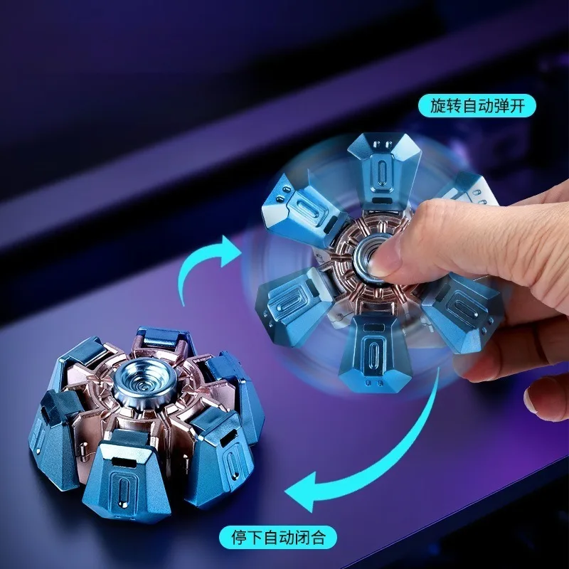 Creatieve EDC Hand Fidget Spinner Stress Relief Speelgoed Roterende Vingertop Gyroscoop Spinner Fidget Speelgoed voor Tieners Volwassen Kerstcadeau