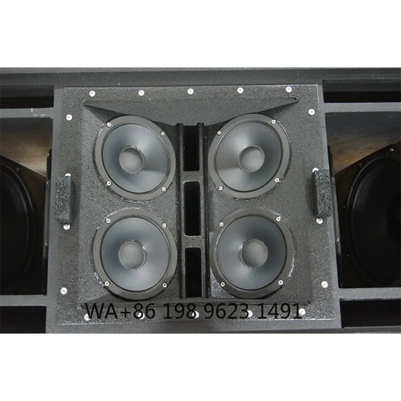 4*12 Inch Passive 3-Way Stage Line Array Set Heavy Bass Professional Audio for Wedding Large Live Performance Events