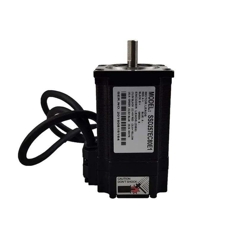 Nema23 - Juego de controlador JSSD2505M Sistema de servoaccionamiento paso híbrido SSD257EC80E1 Motor de circuito cerrado 2.2NM
