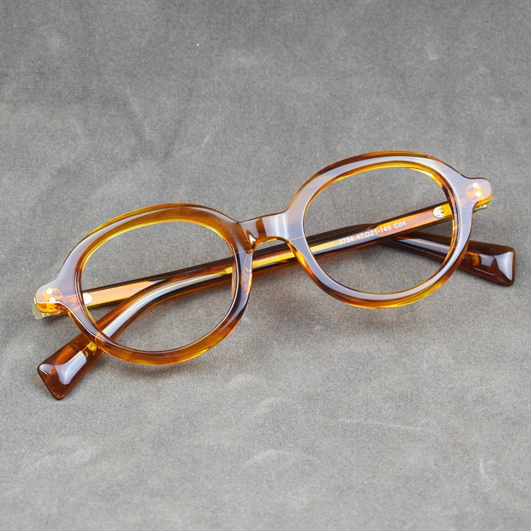 

Japanese boards literary atmosphere niche mini round frame Japanese imported boards men and women glasses