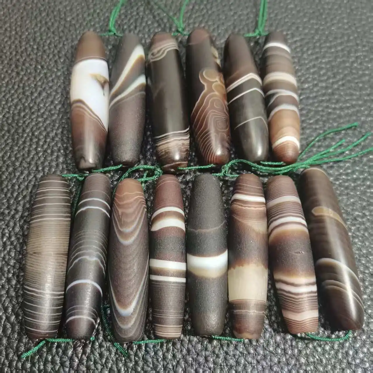 

2pcs/lot Tianyan wrapped silk agate beadsTibetan Dzi Beads DIY Amulet Pendant Necklaces bracelet