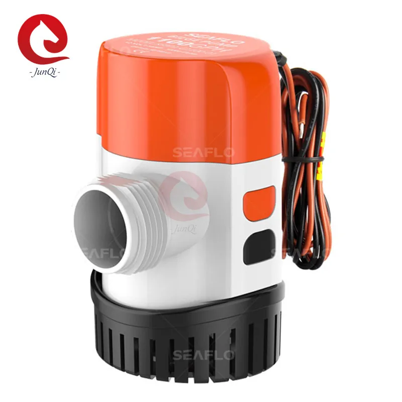 12V/24V Seaflo 13A Series Non-Automatice Bilge Pump 1100GPH  Electric Marine Submersible Pump, easy Disassemble and Install