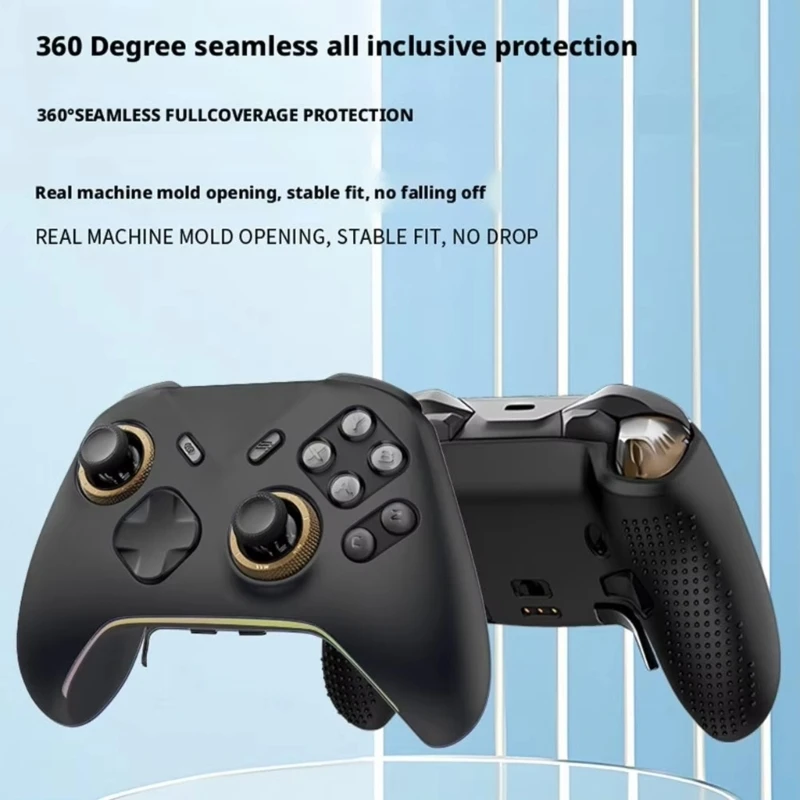 Gaming-Zubehör für 5 Schutzhülle Controller Kratzfeste Hülle Flexible Haut Silikonhülle Y4QF – Detail 1
