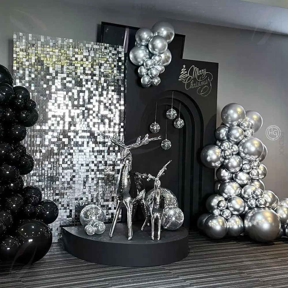 

Лидер продаж, черный современный стиль, свадебный сценический фон, украшение, 3d ремесло, ПВХ доска, фон