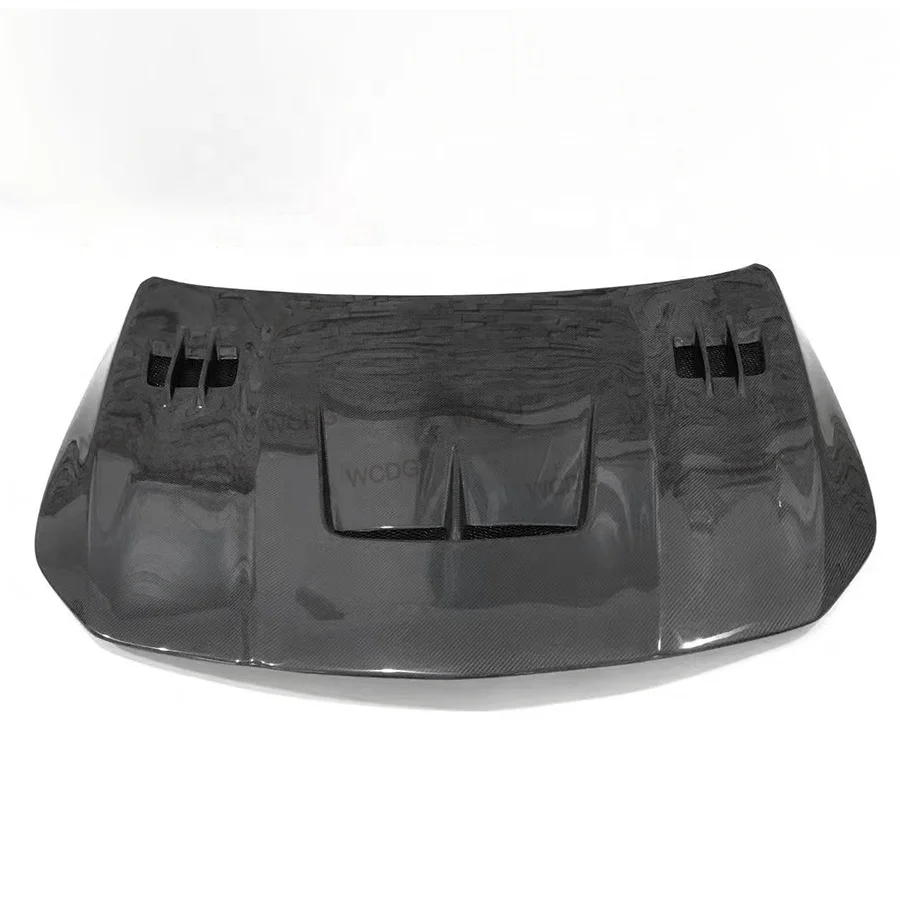 High Quality Carbon Fiber Front Engine Hood for CLA Class W117 CLA45 CLA220 CLA260 AMG Front Hood Bonnet Cover 2