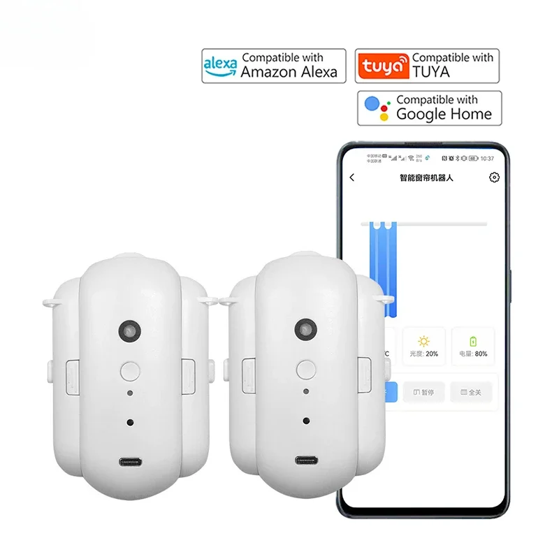 

Контроллер электрических штор Bluetooth, граффити, интеллектуальный интеллектуальный электрический робот для штор без проводов, голосовой curtai