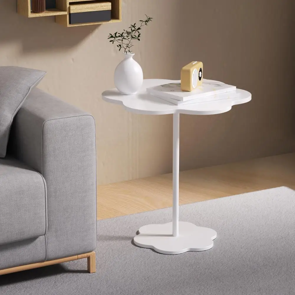 Small Coffee Table, Flower Shaped Desktop Tea Table, Modern Style End Table, Living Room Center Minimalist Display Coffee Table