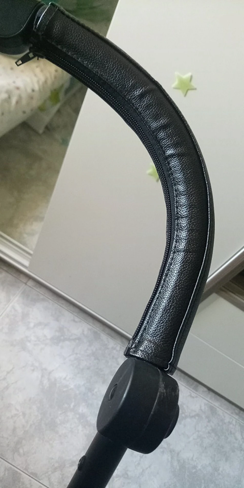 Kinderwagen PU Leder Griff Abdeckungen Fit Für Cybex Mios Kinderwagen Stoßstange Hülse Fall Armlehnen Schutzhülle Kinderwagen Zubehör – Detail 7