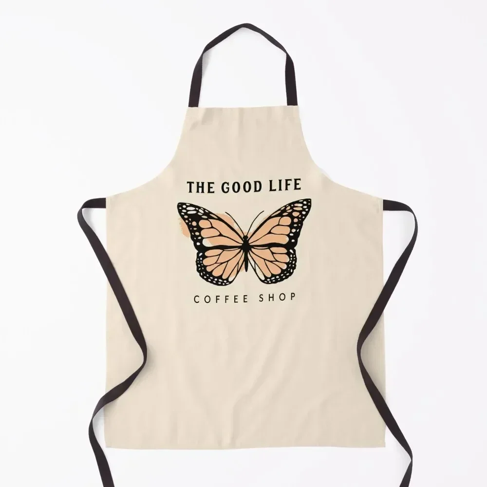 

The Good Life Coffee Shop Apron kitchen woman All For Kitchen And Home Kitchen For Men japanese style Apron
