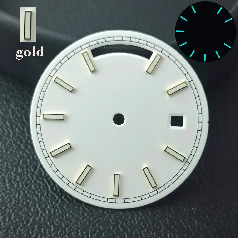 40 مللي متر صالح M8285/8215 حركة/القرص الرجال الصلب ساعة اكسسوارات سوار حزام ساعة صندوق الياقوت الزجاج ساعات المعصم