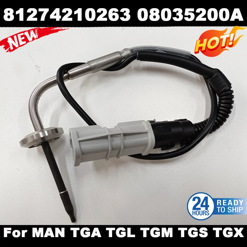 

New 81274210263 2V5261583 High Quality Water Exhaust Temperature Sensor For MAN TGA TGL TGM TGS TGX 08035200A 81274210252