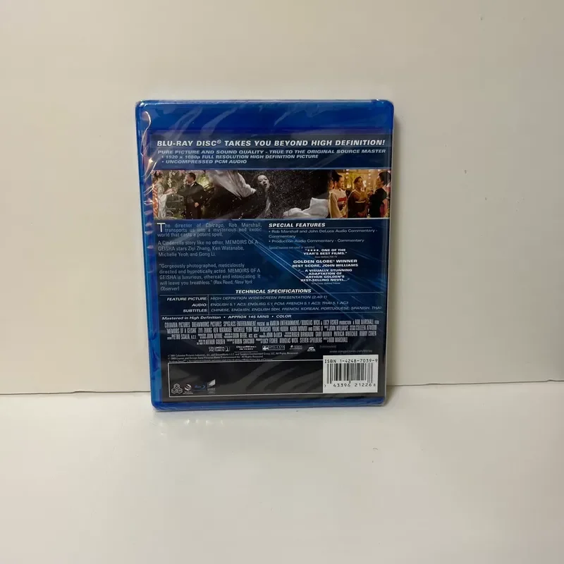 Memoirs of a Geisha Blu-ray Brand New Unopened Please Communicate Delivery Details Before Order