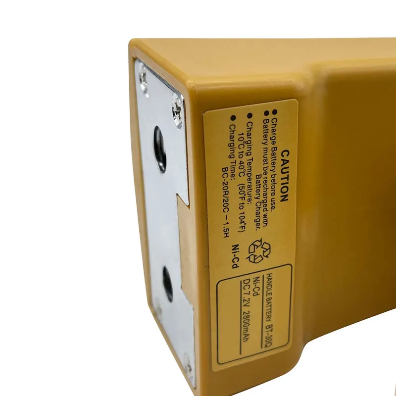 Batería con mango de BT-30Q de 2700mAh, Compatible con estaciones GTS-500, 501, 502, GTS-7000, 701, 702, 703, 711, 712, 713, nueva