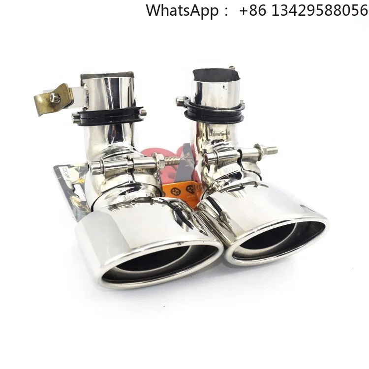 

SYPES Car Exhaust Pipes for Mercedes benz W211 E200 E240 E260 E280 E350 Stainless Steel Exhaust Tips Performance Muffler Tip OEM