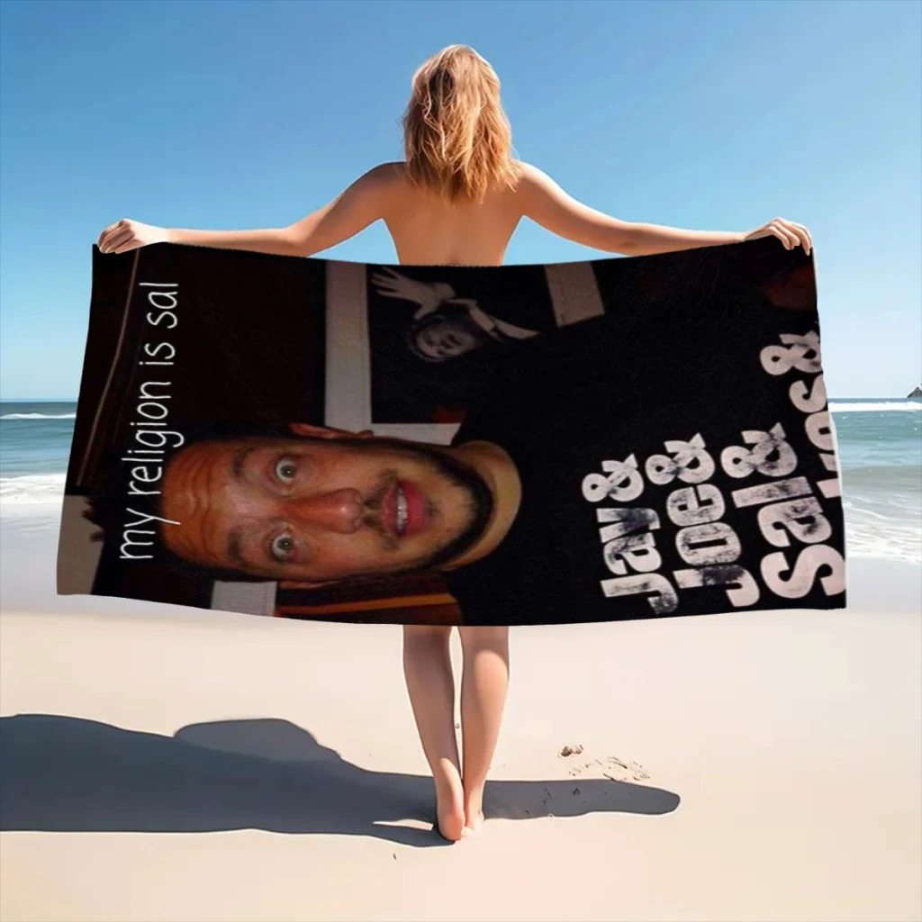 Quick Drying Beach Towels my religion is sal Oversized 30x60inch Printing Towel Super Absorbent Pool Towel Blanket