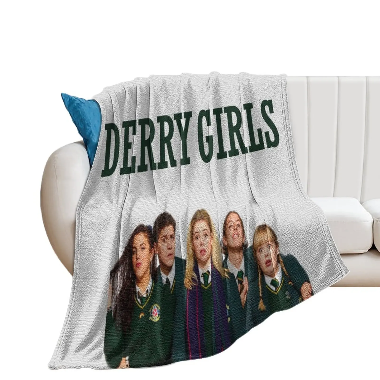 

derry girls Throw Blanket Flannels manga Blankets