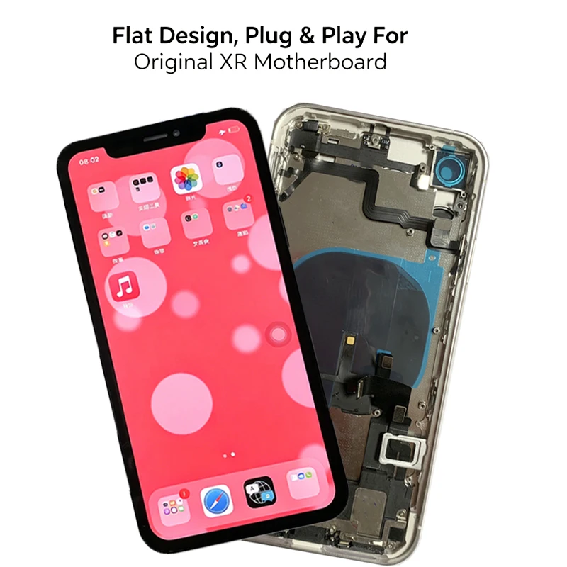 Refit Display For iPhone XR Convert to 17Pro Flat Screen