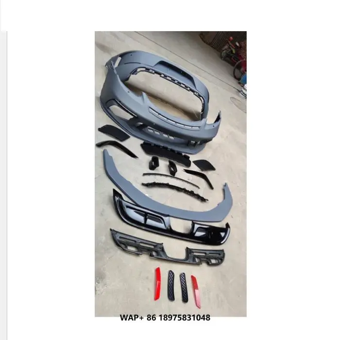 

Car Conversion Facelift Upgrade GT3 Bodykit for Porsche 718 Cayman Boxster 2016 + Front Rear Bumper Grille Body Kit