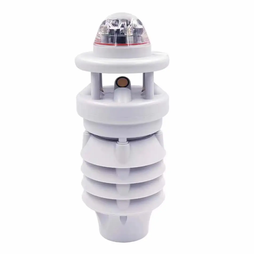 SDI12 Air Temperature Humidity Pressure Precipitation Total Radiation Compact Automated Weather Station For Weather Monitoring
