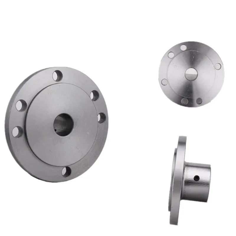 Flange,No keyway Chuck motor shaft flange,for self centering K11/K12/K72-80 K11/K12/K72-100 inner hole 12-25mm chuck flange