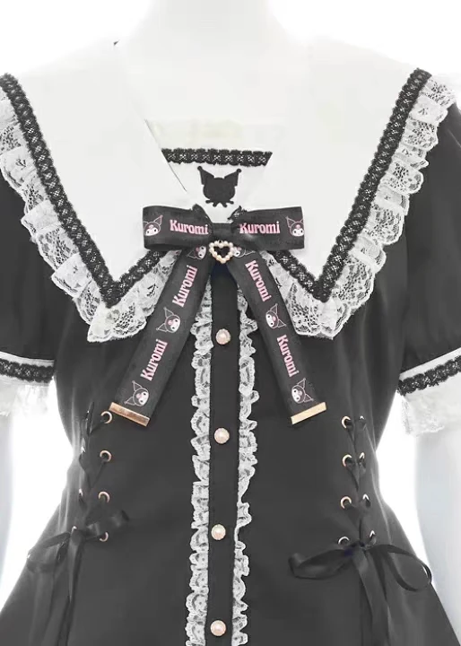 Sc Seemann Seemann Kragen bedruckte Fliege Kurzarm Shorts Damen zweiteiliges Set Sommer neue japanische Lolita Stil Mädchen Outfits