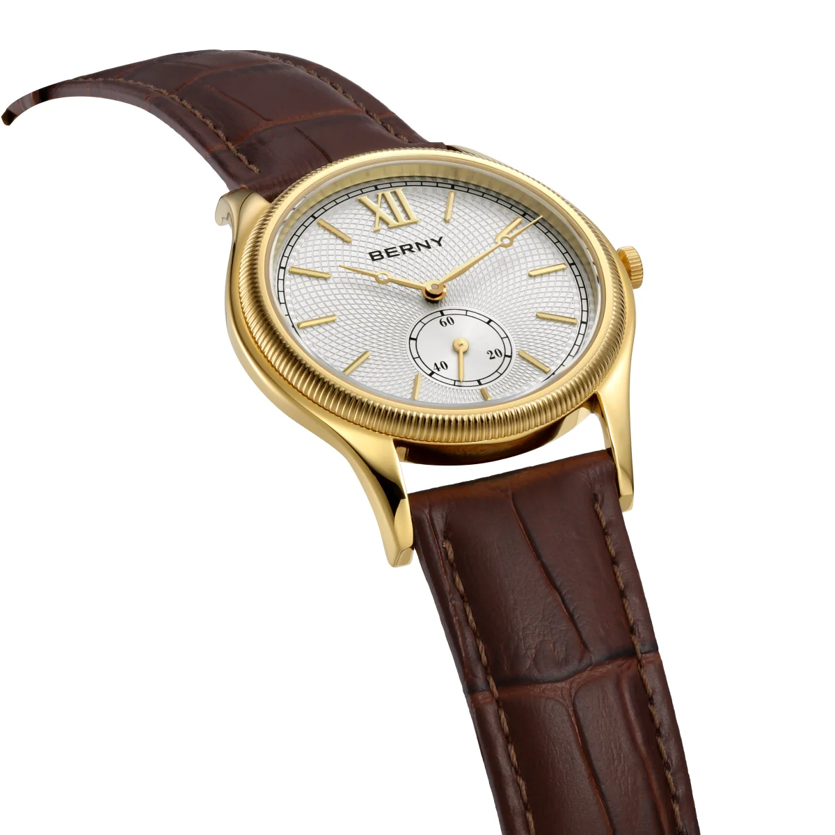 Men's Gold Quartz Watch, 38mm Stainless Steel