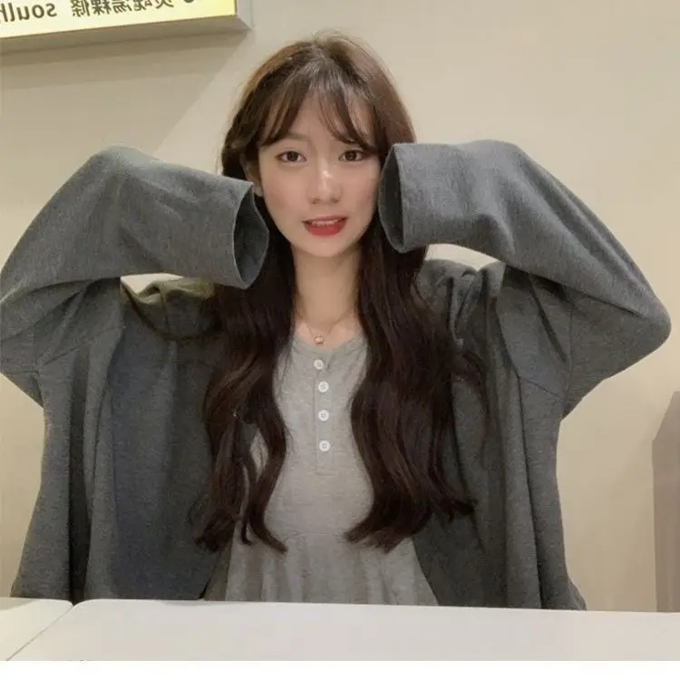 البلوزات لاعبا بالأزرار النسائية سترة امرأة طويلة جيرسي رياضي شبكة التفاصيل التباين الصالة الرياضية التدريب الأداء الرياضي #2