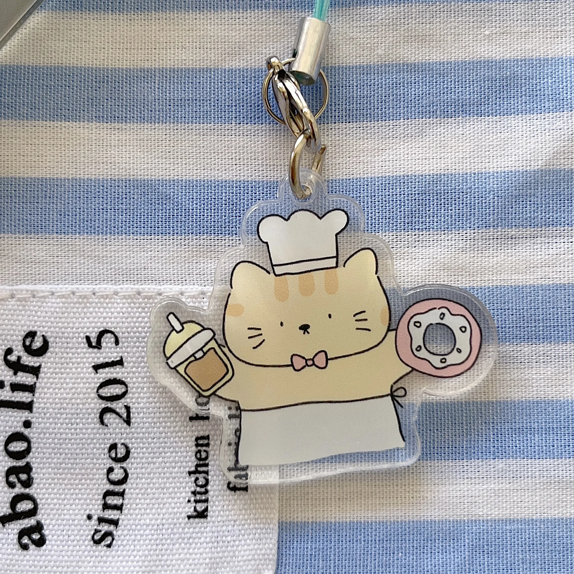 Cartoon Lovely Cat Dessert Shop Pendant Dual-layer Cute Case for iPhone 15 14 13 Pro Max Back Phone Cover for 12 11 Pro Max