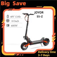JOYOR S5-Z Electric Scooter for Adults 600W Motor 48V 13Ah Battery Foldable Electric Scooter 10 Inch Tires City Electric Scooter