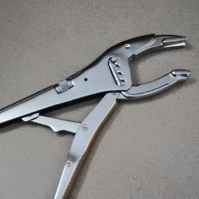 Multi Functional Industrial  Style Locking Pliers Round Jaw Extra Wide Opening 4 Speed Quick Adjustment Fast Clamping Vice Grips