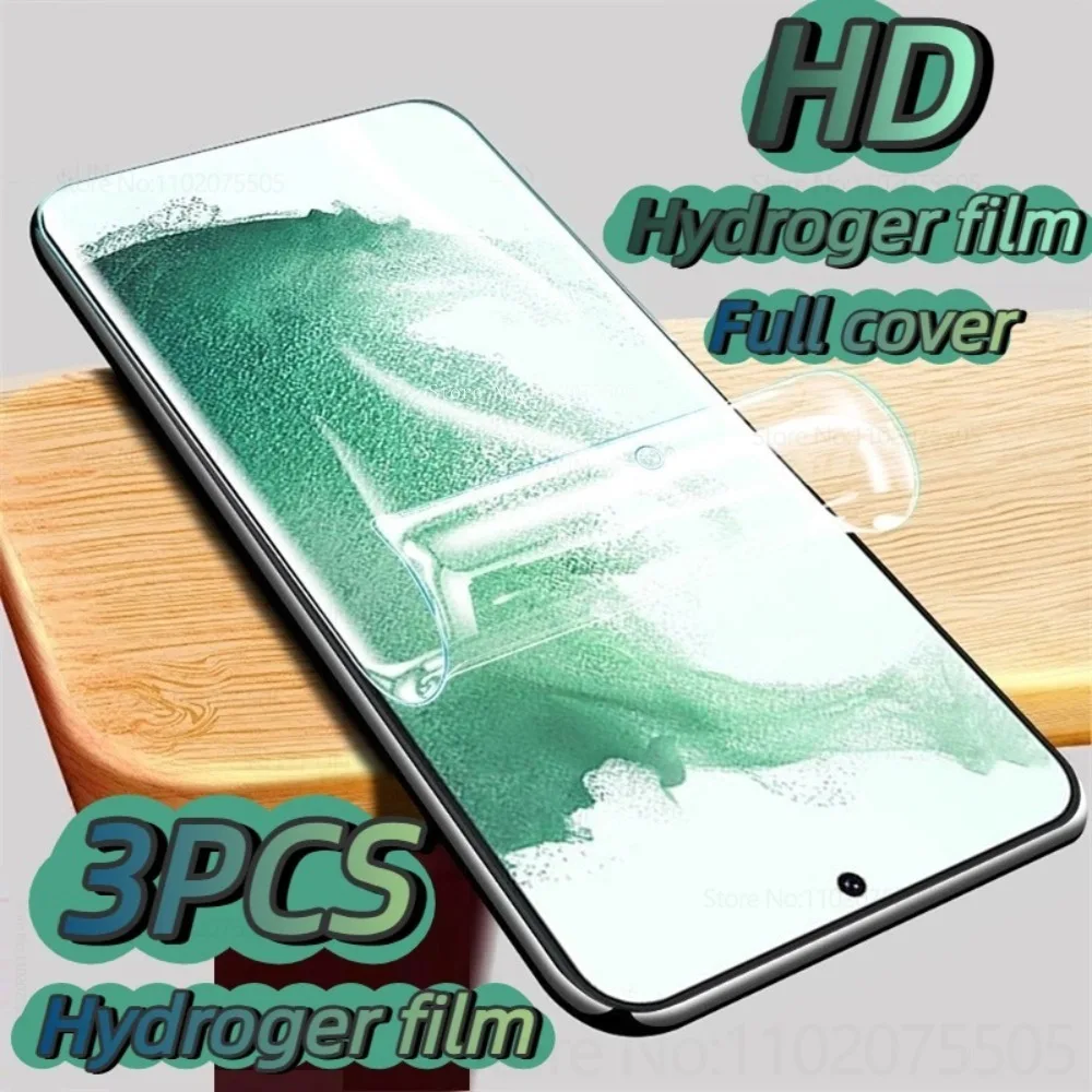 

3Pcs HD Hydrogel Film for Xiaomi Redmi Note 13 13 Pro+ 13R Note 12T Pro 11S Anti-Slip Automatic Repair Note 14 Pro+ 14S 11T 10S